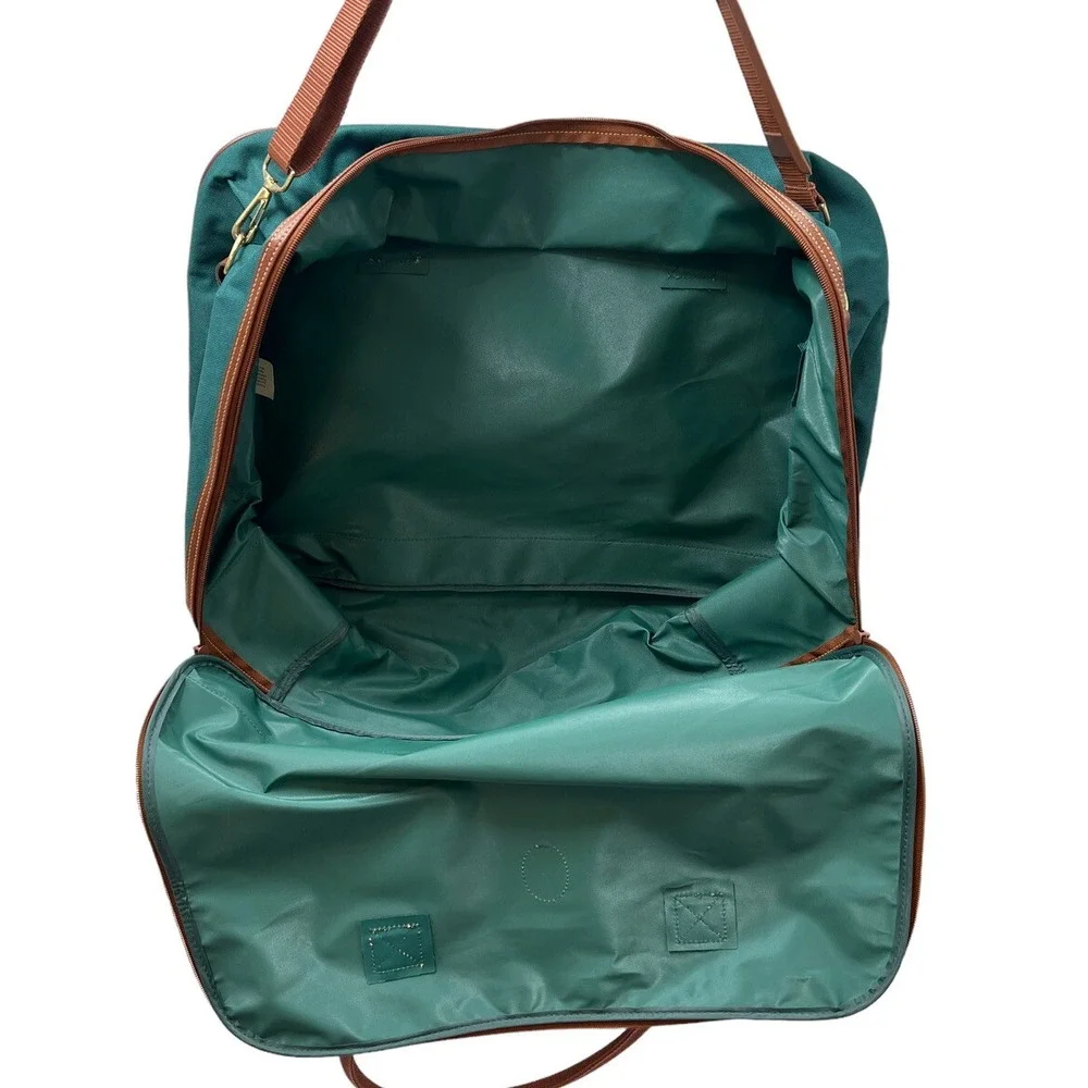 Vintage Polo Travel Bag Ralph Lauren Weekender Strap Green